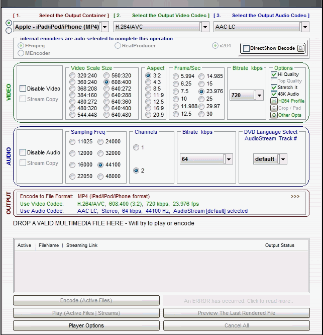 universal media server mp4 files found